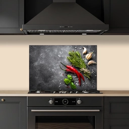 Contrast in Smaak en Textuur keuken achterwand spatscherm klein -sfeer1
