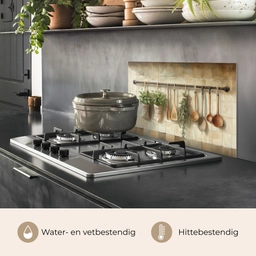 Hout - Keukengerei - Stilleven - Tegels keuken achterwand spatscherm klein -usp_NL