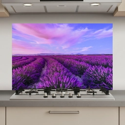 Lavendel - Paars - Bloemen - Natuur keuken achterwand spatscherm klein -3d_website