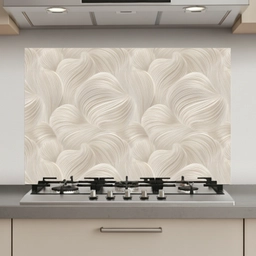 Lijnen - Waaier - Beige keuken achterwand spatscherm klein 900 -3d_website