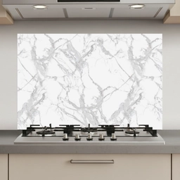 Marmer - Zuiver - Grijs - Aders keuken achterwand spatscherm klein 900 -3d_website