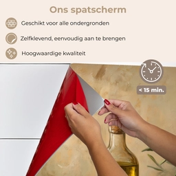 Olijven - Stilleven - Vintage keuken achterwand spatscherm klein -spatscherm_NL