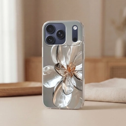 Bloem - Glazen - Doorzichtig Telefoonhoesje iPhone 17 Pro klein -sfeer2