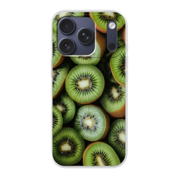 Kiwi - Fruit - Groen Telefoonhoesje iPhone 17 Pro klein -3d