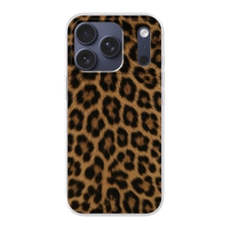Pantervacht - Realistisch - Bruin Telefoonhoesje iPhone 17 Pro klein -3d