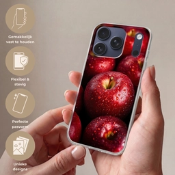 Rood - Appels - Fruit Telefoonhoesje iPhone 17 Pro klein -sfeer3_NL