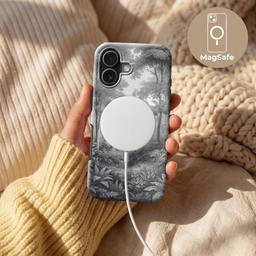Bos - Hert - Zwart - Wit Toughcase MagSafe Apple iPhone 17 klein -USP_MagsafeV