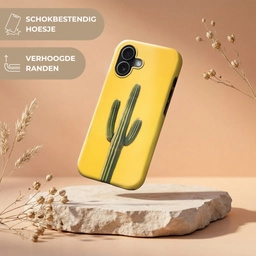 Cactus - Groen - Minimalistisch Toughcase MagSafe Apple iPhone 17 klein -USP_RandenV_NL