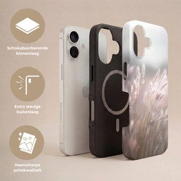Graspluimen - Wind - Beige - Mistig Toughcase MagSafe Apple iPhone 17 klein -USP_Lagen_NL