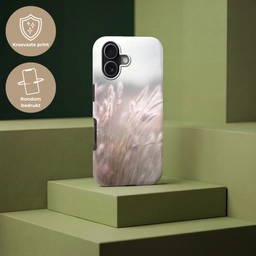 Graspluimen - Wind - Beige - Mistig Toughcase MagSafe Apple iPhone 17 klein -USP_PrintM_NL
