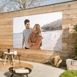 tuinposter met foto verliefd stel