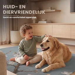 Botanisch - Stilleven - Blauw Vloerkleed Rechthoek klein -uniquesellingpoint_zacht_NL