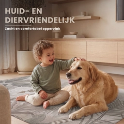 Natuur - Jungle - Ringstaartmaki - Bruin Vloerkleed Rechthoek klein -atmosphere_sfeer3_global