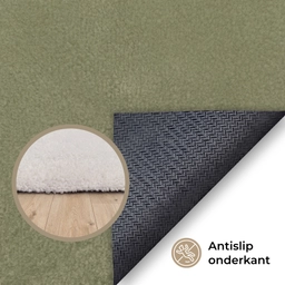 Pelikaan - Wit - Vogel - Klassiek - Natuur Vloerkleed Rechthoek klein -uniquesellingpoint_antislip_NL
