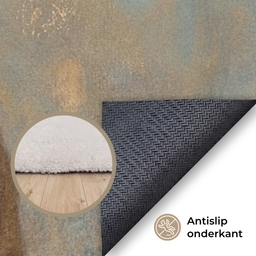 Portret - Vlinder - Kleurrijk Vloerkleed Rechthoek klein -uniquesellingpoint_antislip_NL