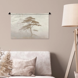 Boom - Oosterse stijl - Landschap Wandkleed katoen klein -sfeer4