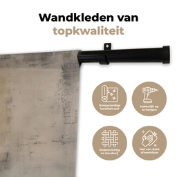 Wabi sabi - Plant - Beige Wandkleed katoen klein -sfeer2