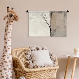 Wabi sabi - Plant - Beige Wandkleed katoen klein -wsfeer5_kind