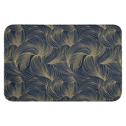 Abstract - Lijnen - Blauw - Goud WCmat klein 1009 -3d