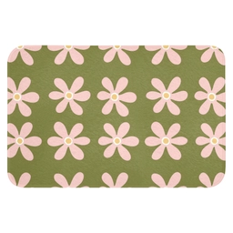 Bloem - Modern - Groen WCmat klein 1009 -3d