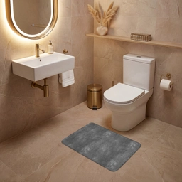 Donkergrijs - Ruw - Beton WCmat klein 1009 -sfeer3