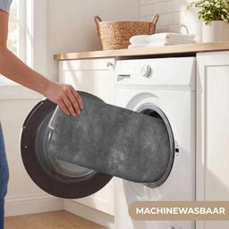 Donkergrijs - Ruw - Beton WCmat klein 1009 -USP_WasbaarNL