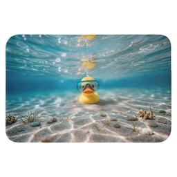 Duikbril - Eend - Water WCmat klein -3d