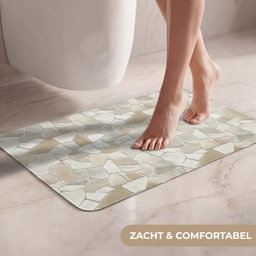 Mozaïek - Stenen - Beige WCmat klein 1009 -USP_ZachtNL