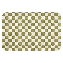 Schaak - Patroon - Groen WCmat klein 1009 -3d