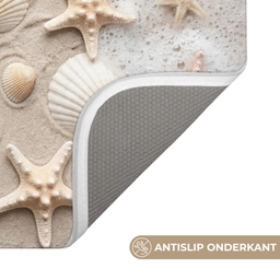 Schelpen - Zeesterren - Strand WCmat klein -USP_AntislipNL