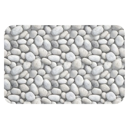 Steentjes - Grijs - Ovaal WCmat klein 1009 -3d