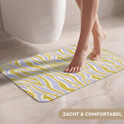 Zebra - Modern - Meerkleurig WCmat klein 1009 -USP_ZachtNL