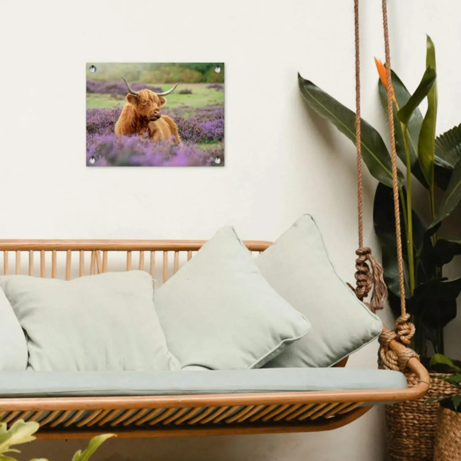 Tuinposter in de verte