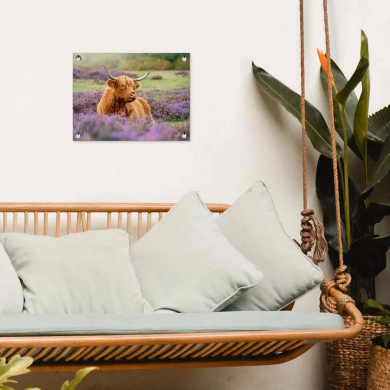 Tuinposter in de verte