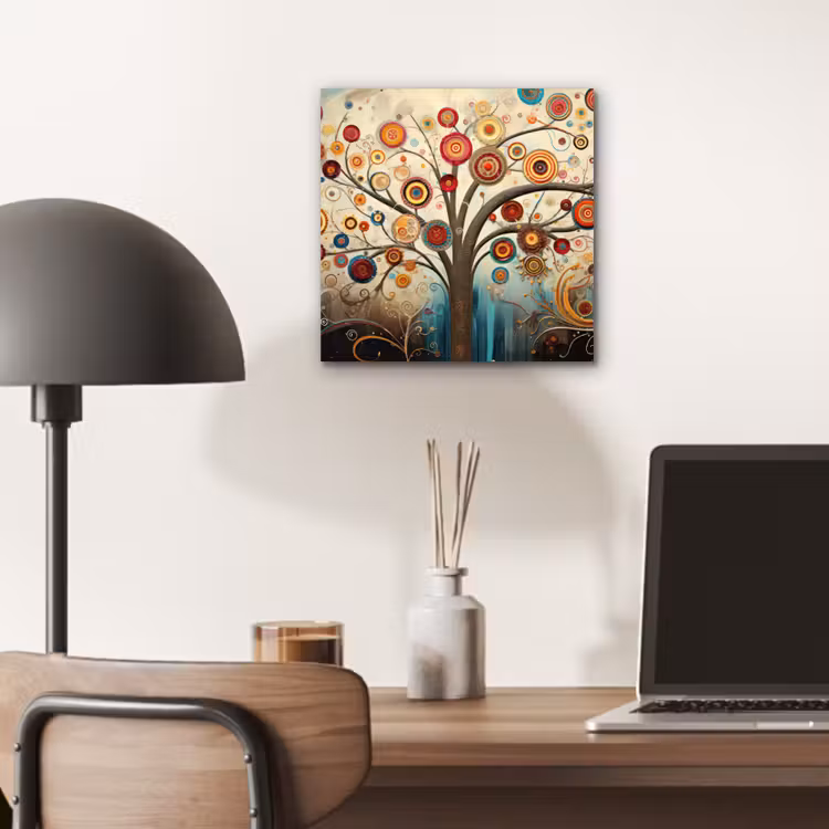 Aluminium schilderij - Boom - Tree of life - Kleur — 6