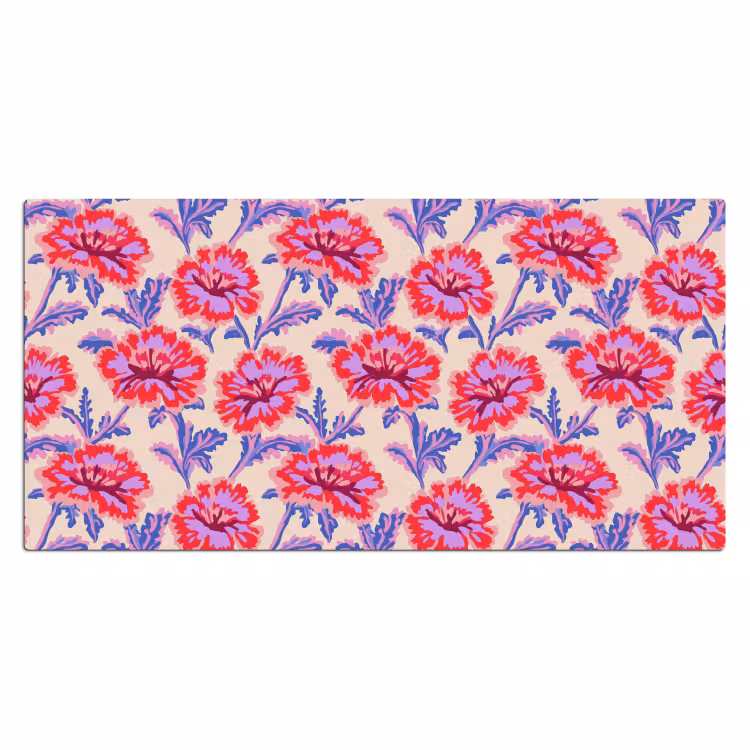 Bureau onderlegger - Bloemen - Patroon - Meerkleurig — 2