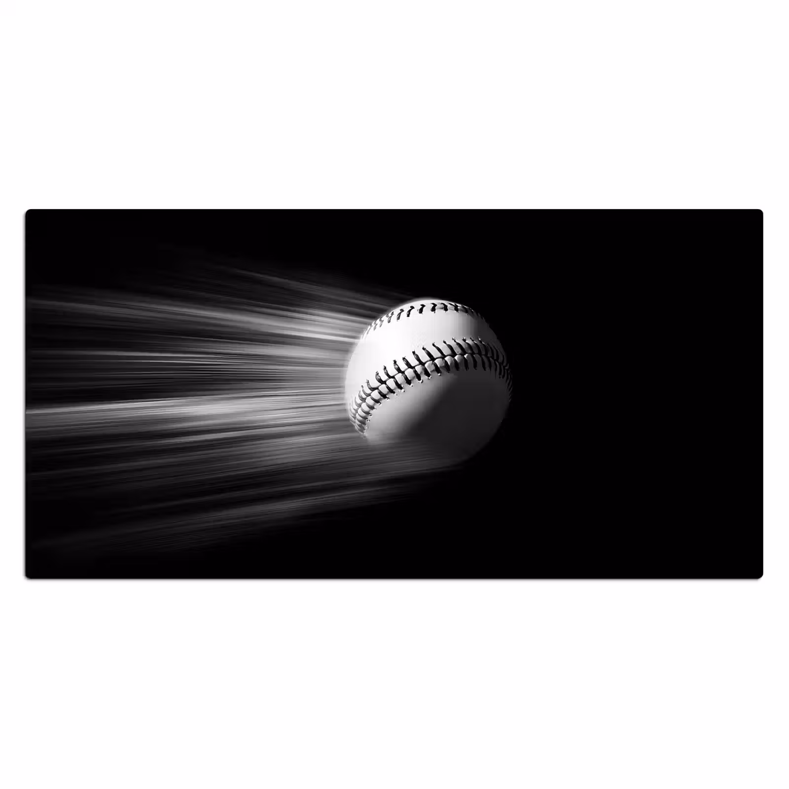 Bureau onderlegger - Honkbal - Wit - Vliegt — 1