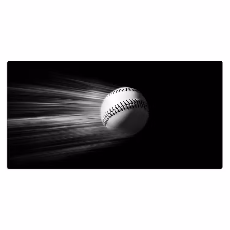 Bureau onderlegger - Honkbal - Wit - Vliegt — 1