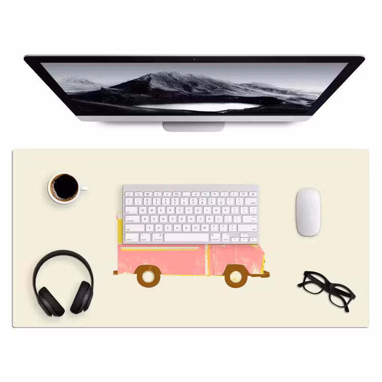 Bureau onderlegger - Ijskar - Retro - Softijsjes - Roze — 3