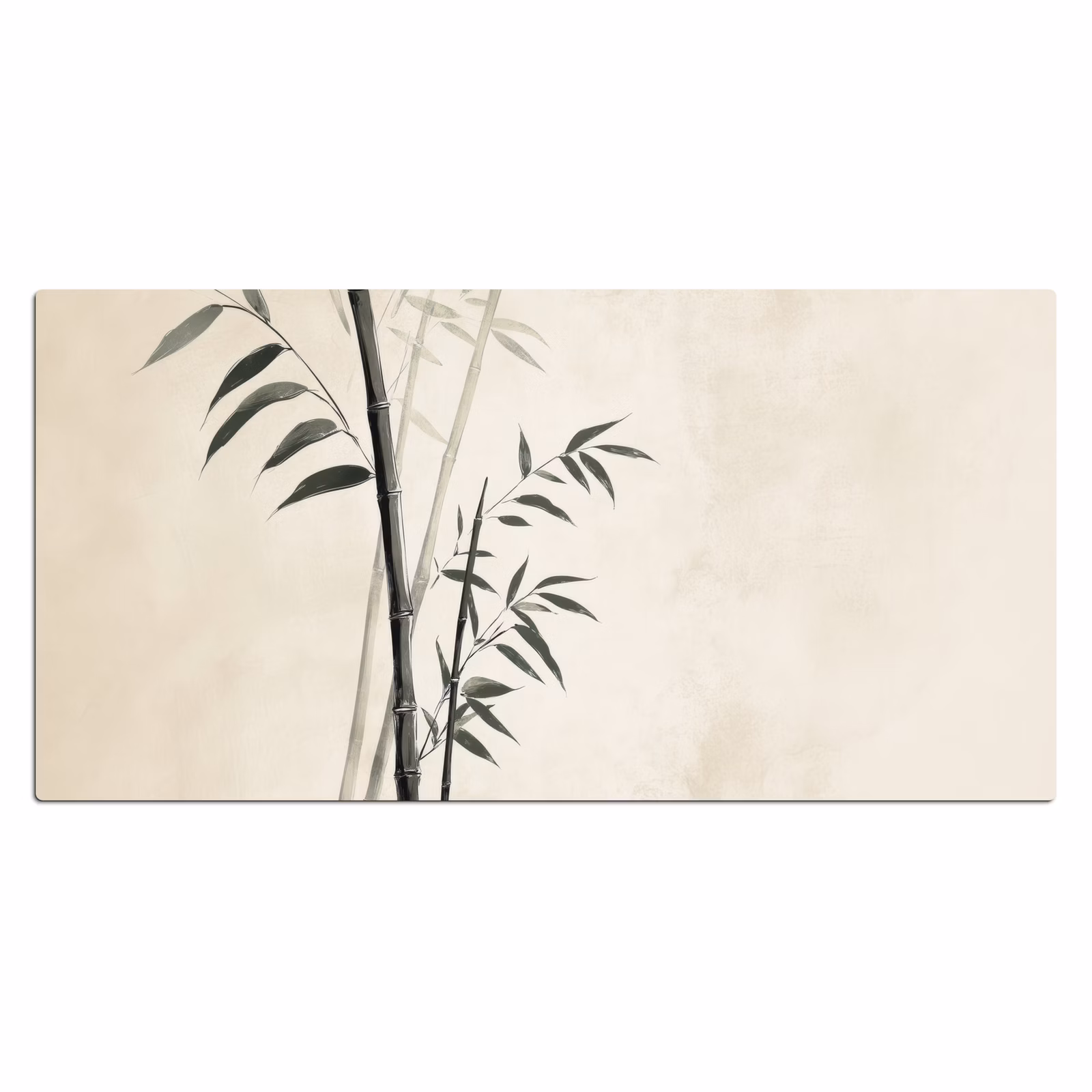 Bureau onderlegger - Japandi - Bamboe - Beige — 1