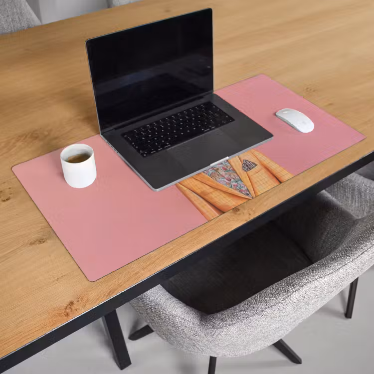 Bureau onderlegger - Leeuw - Pak - Geruit - Bril — 2