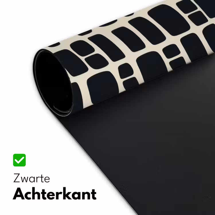 Bureau onderlegger - Modern - Organisch - Zwart — 5
