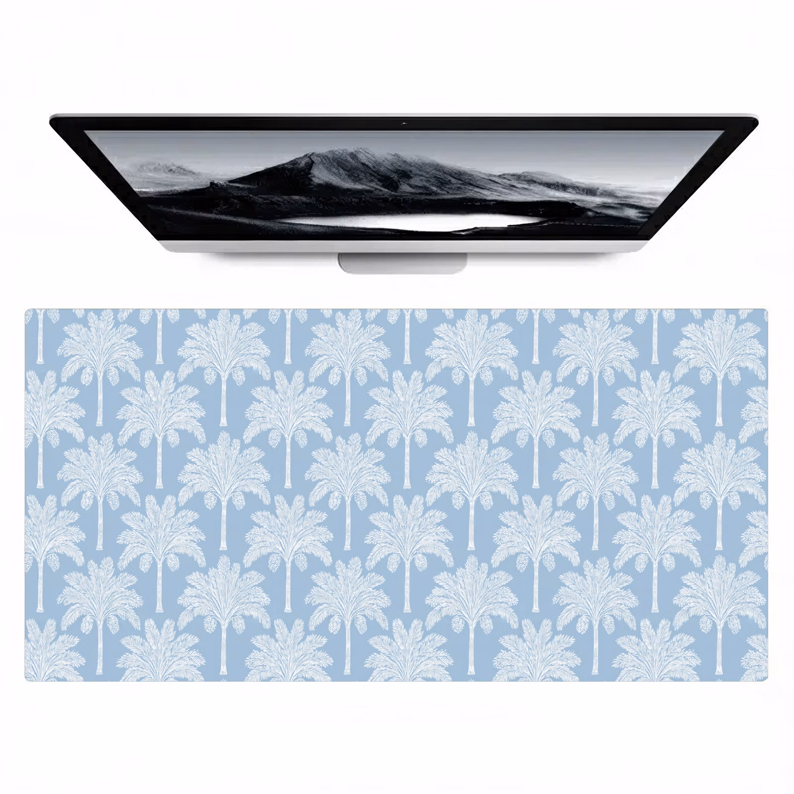 Bureau onderlegger - Palmboom - Modern - Blauw — 1