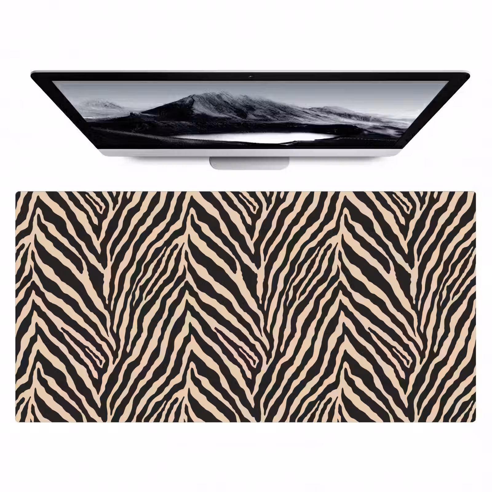 Bureau onderlegger - Zebra - Klassiek - Zwart — 1