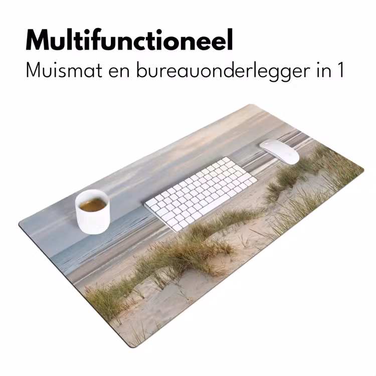 Bureau onderlegger - Zandstrand - Bewolkt - Duinen — 7