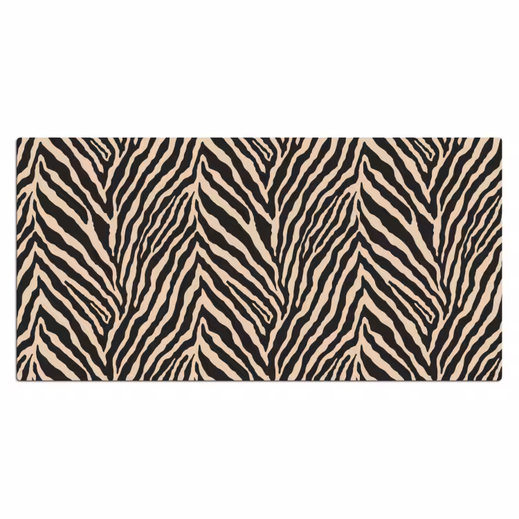 Bureau onderlegger - Zebra - Klassiek - Zwart — 2