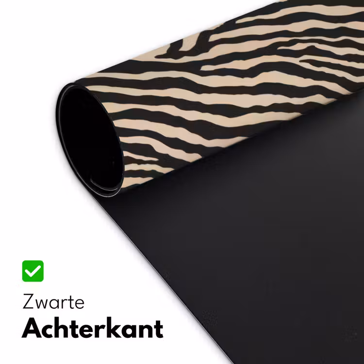 Bureau onderlegger - Zebra - Klassiek - Zwart — 5