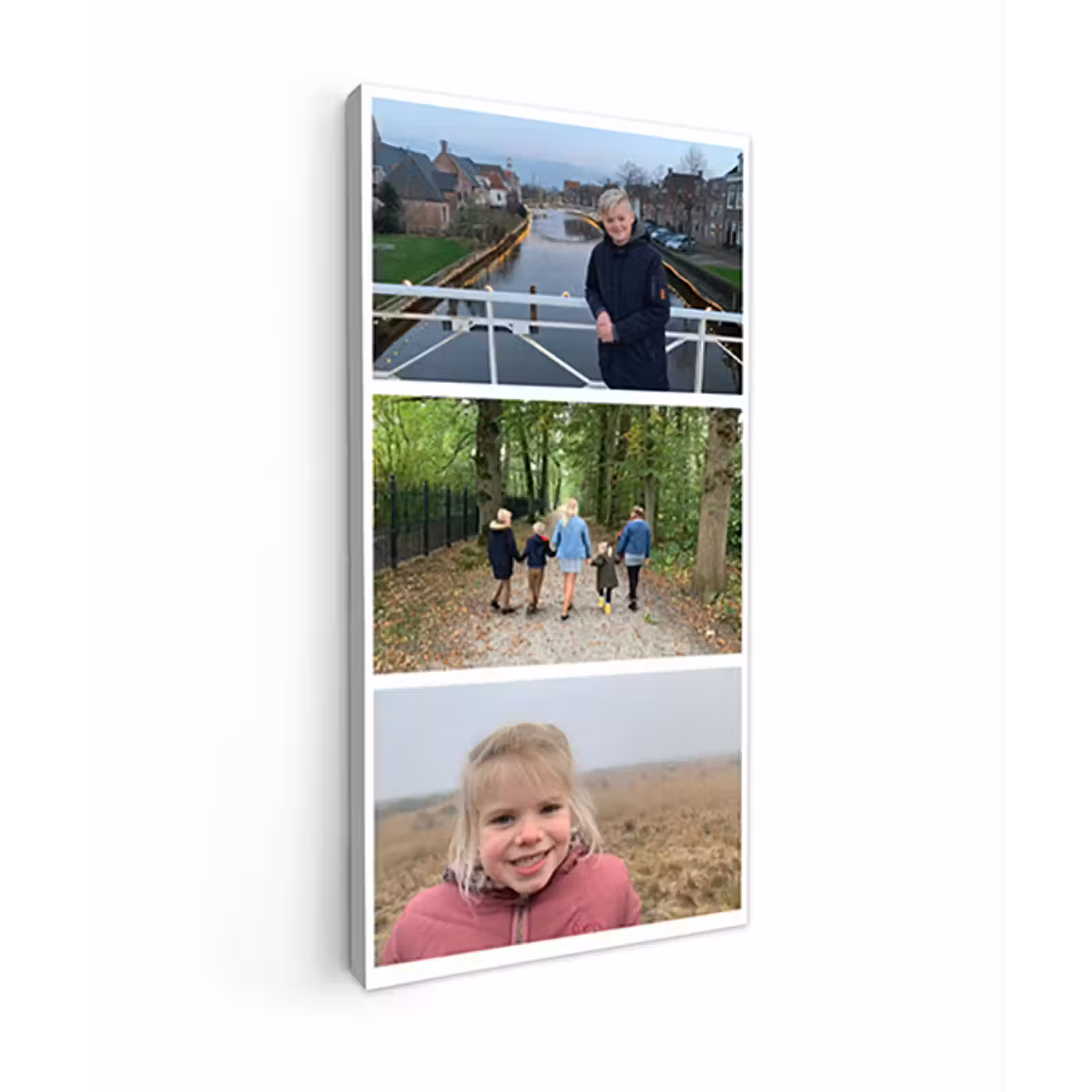 Canvas collage - Staand - 3 foto's — 1