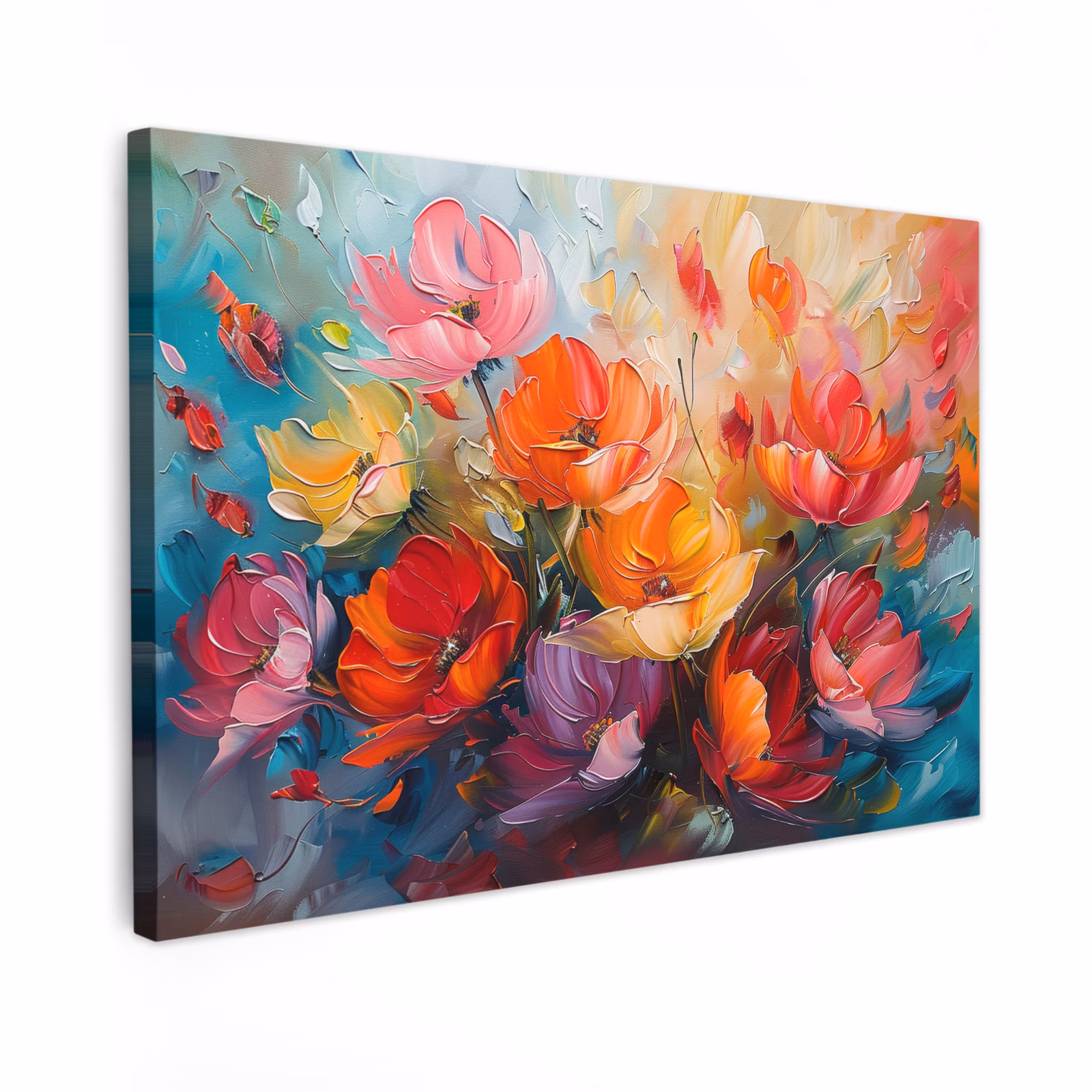Canvas schilderij - Bloemen - Kunst - Watercolor - Botanisch — 1