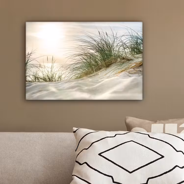 Canvas schilderij - Duin - Waddeneilanden - Water — 3